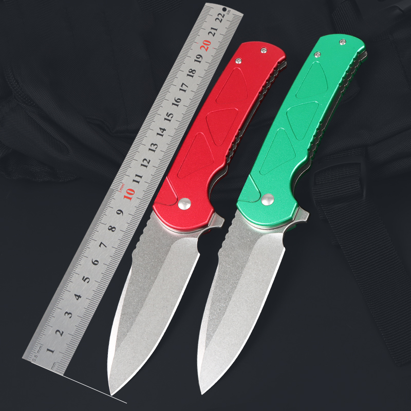 Edc Every Day Carry おもちゃ - มีดพับสแตนเลส 7CR13 ด้ามจับอะลูมิเนียม-เหล็ก เหมาะสำหรับพกพาในชีวิตประจำวัน (EDC) และการตั้งแคมป์กลางแจ้ง