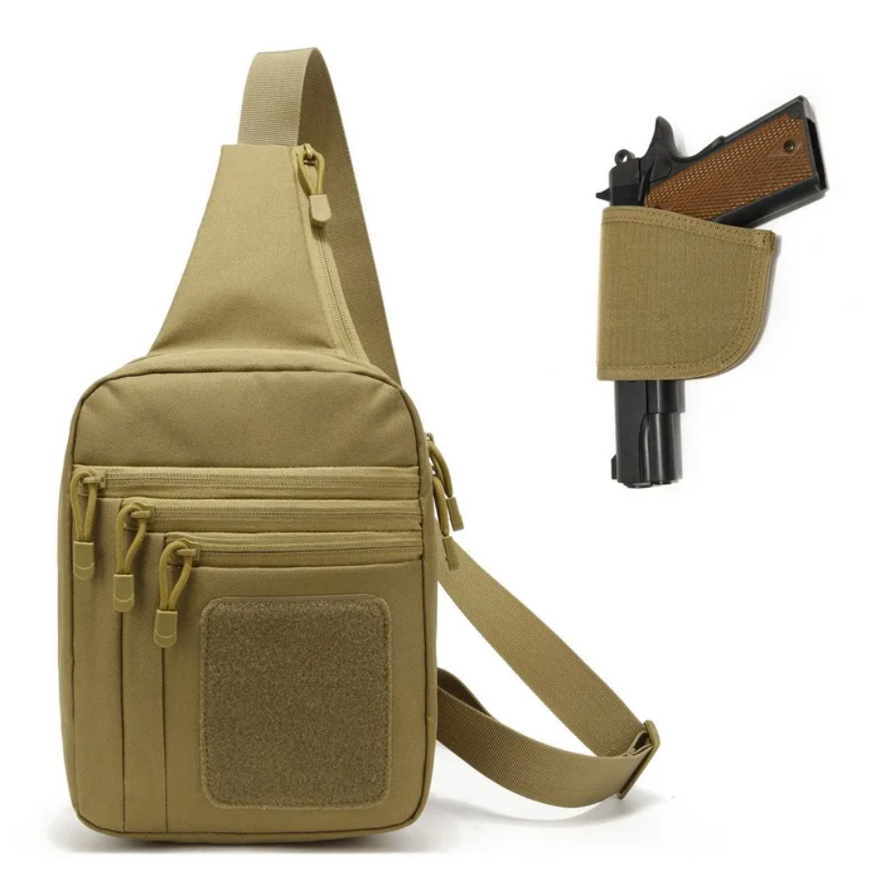 Edc Pistol Carry Bag - กระเป๋าคาดอกแบบยุทธวิธีใหม่ ซองปืนพกพาแบบซ่อน กระเป๋าใส่ปืนแบบคาดลำตัว กระเป๋า EDC แบบสะพายข้าง
