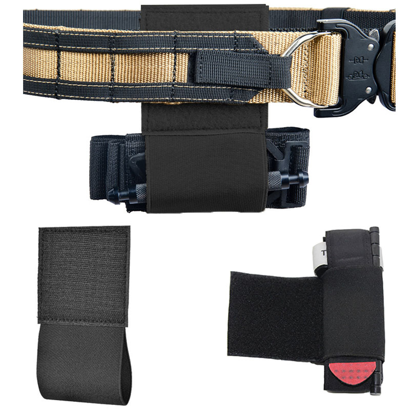 Edc Flex Carry Belt - ยุทธวิธี Elastic สายรัดผู้ถือ EDC กระเป๋า Carrier