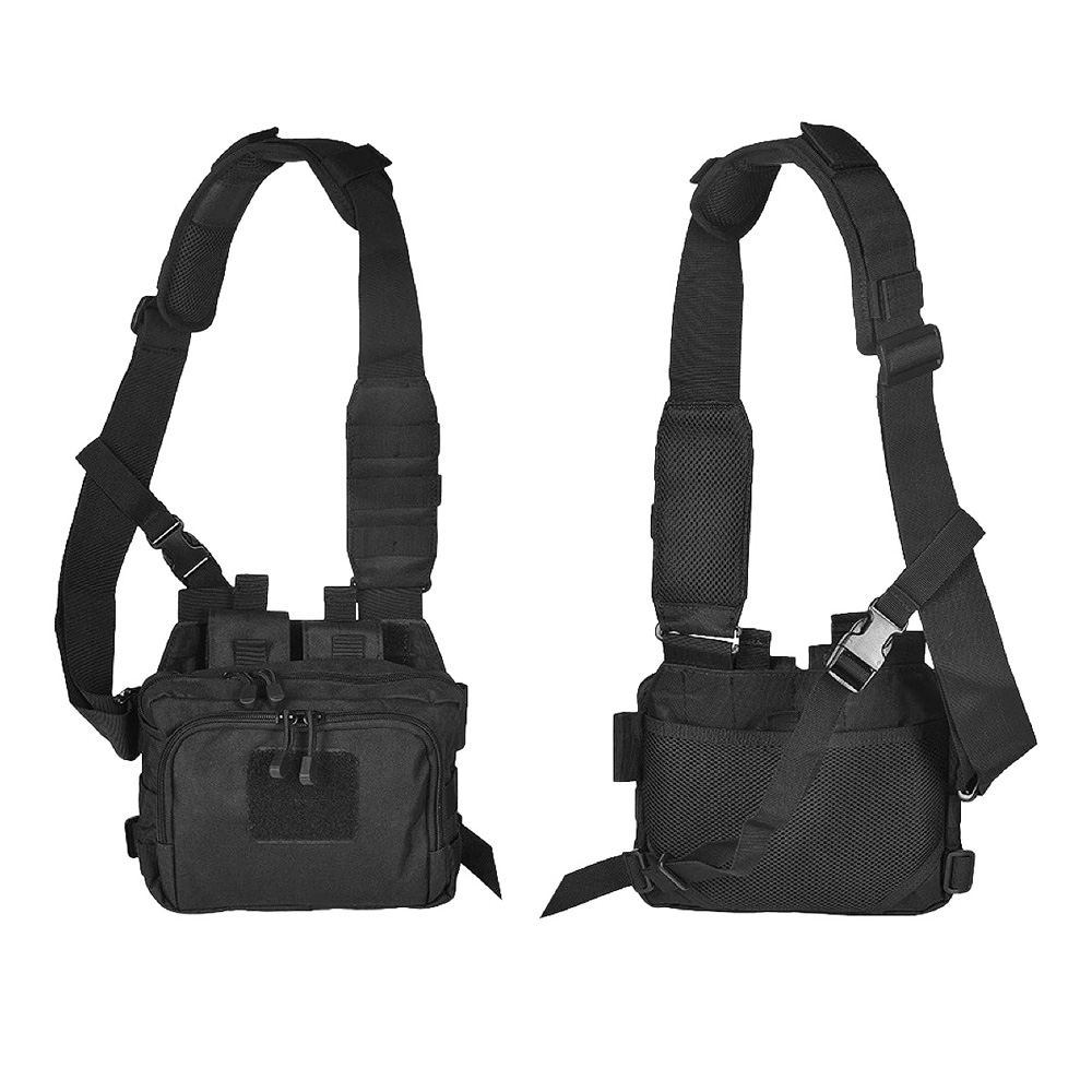Edc Pistol Carry Bag - กระเป๋าสะพายข้างแบบยุทธวิธีสำหรับกิจกรรมกลางแจ้ง - กระเป๋าสะพายไหล่กันน้ำพร้อมช่องเก็บแม็กกาซีนและปืนพก - อุปกรณ์พกพาอเนกประสงค์ EDC