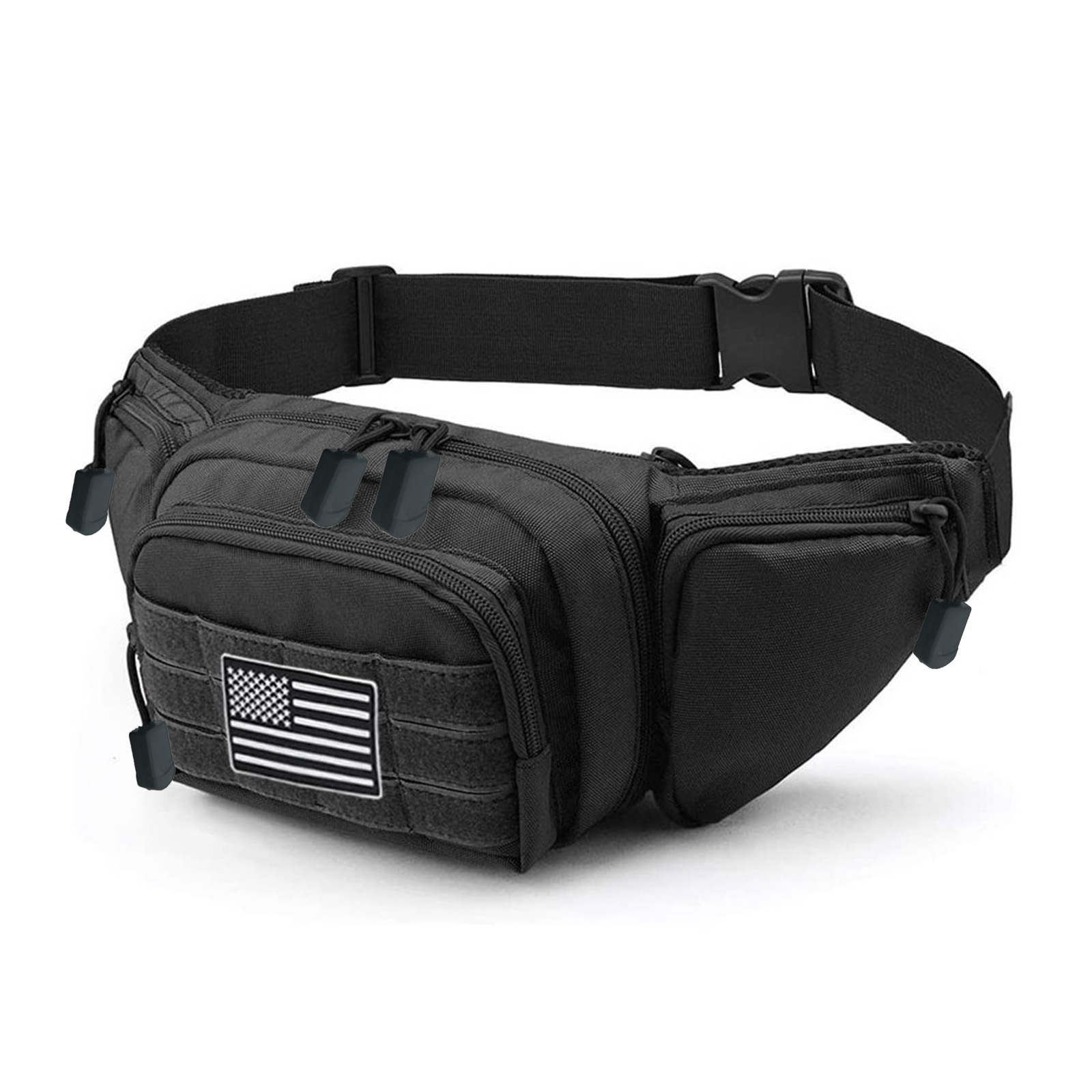 Edc Pistol Carry Bag - กระเป๋าคาดเอวแบบยุทธวิธี ซองใส่ปืนพกแบบซ่อน กระเป๋าคาดเอวกันน้ำ ระบบโมลล์ EDC สำหรับผู้ชาย