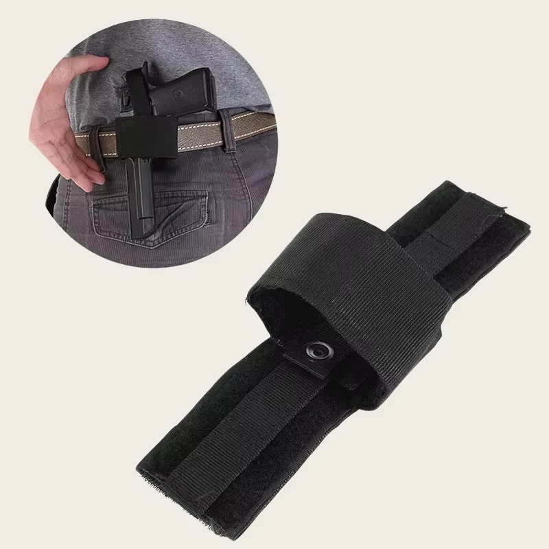 Edc Concealed Carry Holster - ซองใส่ปืนพกพาแบบซ่อนสำหรับใช้งานกลางแจ้ง น้ำหนักเบา กะทัดรัด แบบสองด้าน EDC Pouch