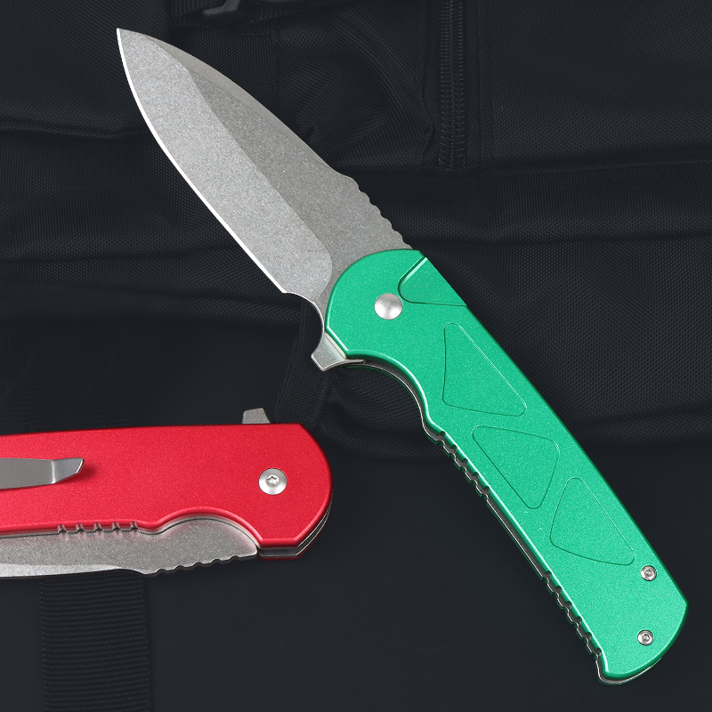มีดพับสแตนเลส 7CR13 ด้ามจับอะล - Edc Every Day Carry おもちゃ บทวิจารณ์และราคา