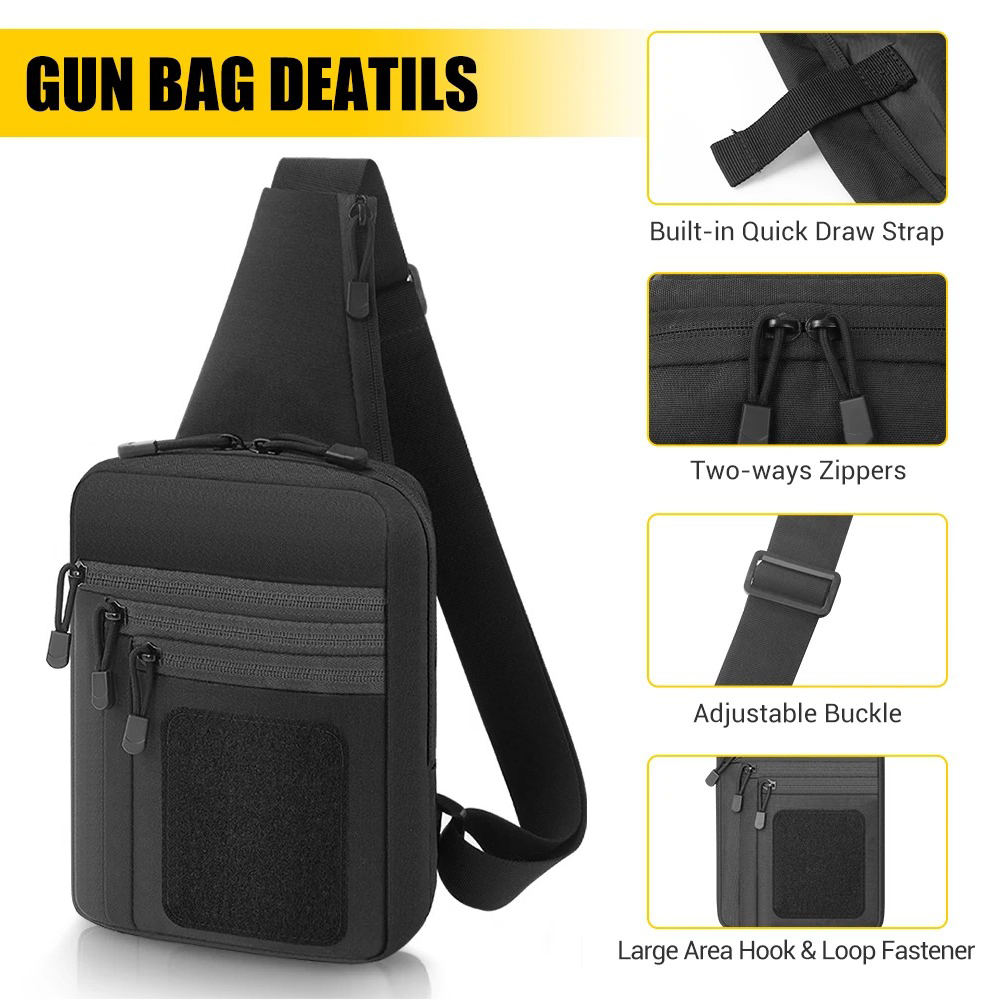 กระเป๋าเก็บปืนแบบซ่อนสำหรับพกพ - Edc Pistol Carry Bag บทวิจารณ์และราคา