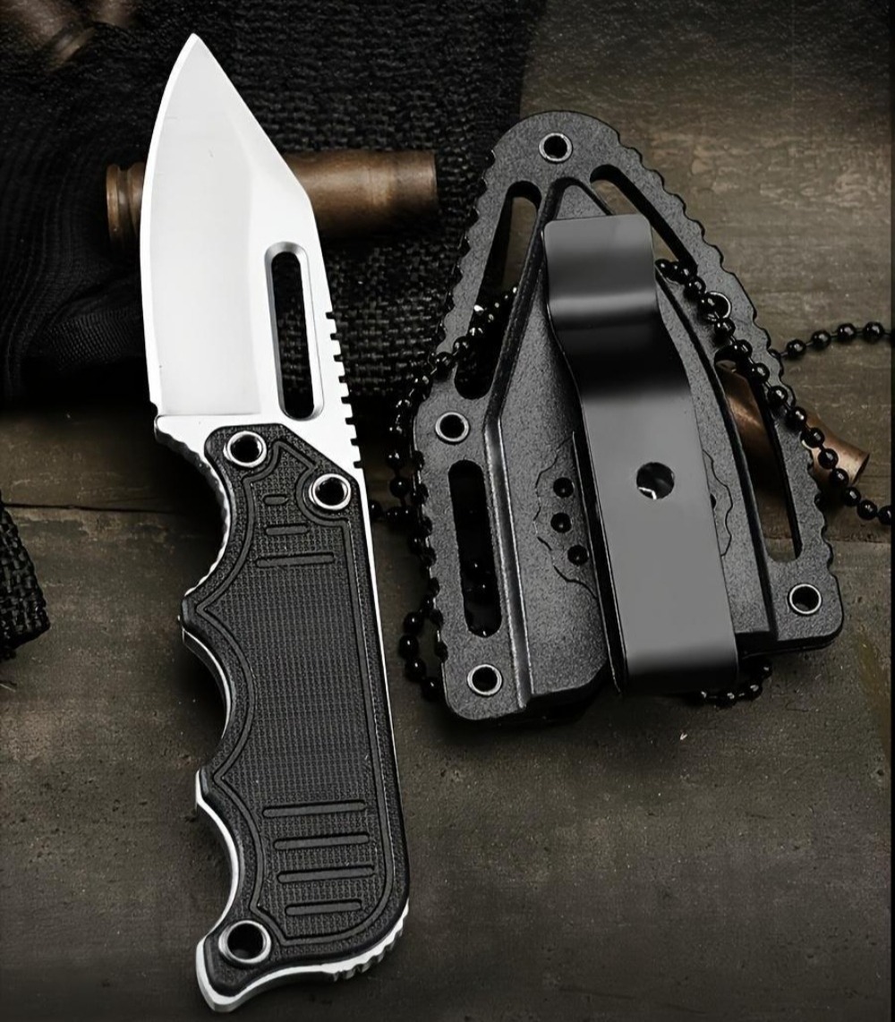 มีดพกพาแบบคล้องคอพร้อมปลอก Kyd - Edc Carry Fixed Blade บทวิจารณ์และราคา