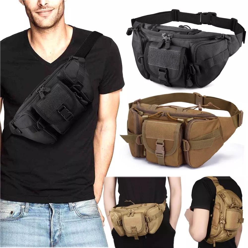 ยุทธวิธี Fanny Pack สําหรับชาย - Edc Pistol Carry Bag บทวิจารณ์และราคา