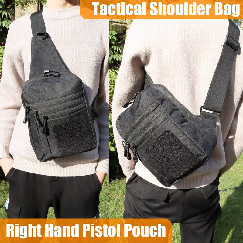 กระเป๋าคาดอกแบบยุทธวิธีใหม่ ซอ - Edc Pistol Carry Bag บทวิจารณ์และราคา