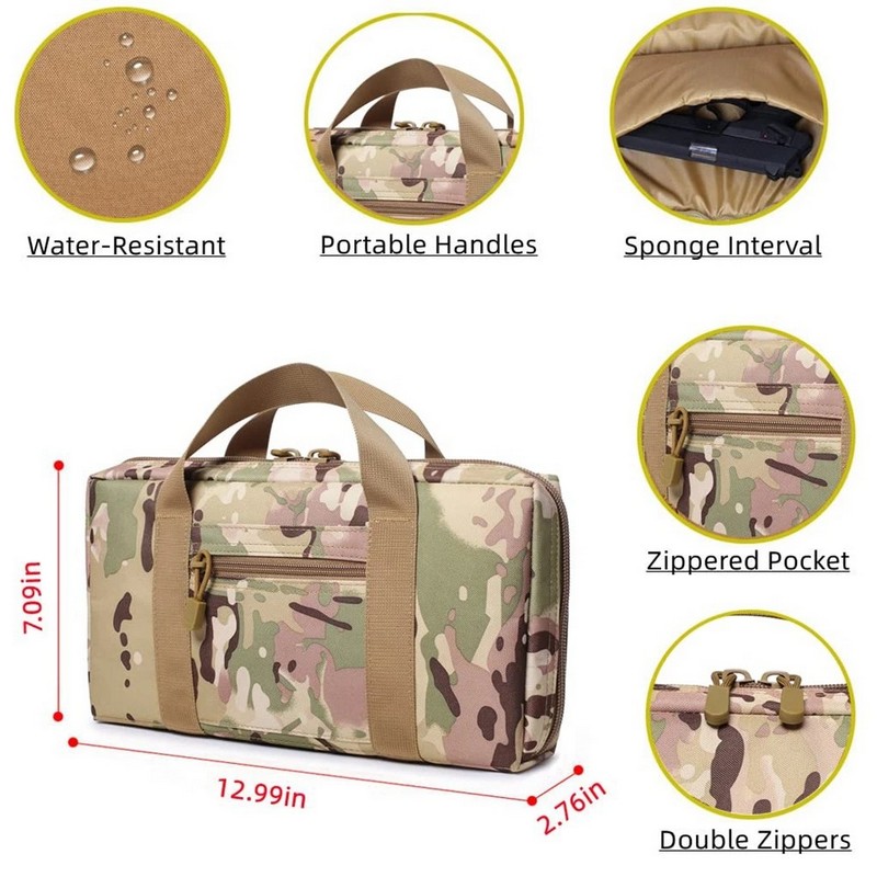 กระเป๋าใส่ปืนพกพาสำหรับกิจกรรม - Edc Pistol Carry Bag บทวิจารณ์และราคา