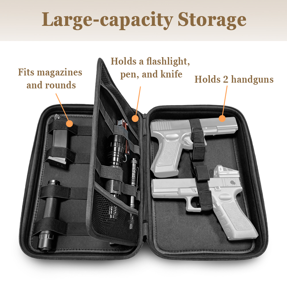 กระเป๋าใส่ปืนพกแบบยุทธวิธี กระ - Edc Pistol Carry Bag บทวิจารณ์และราคา