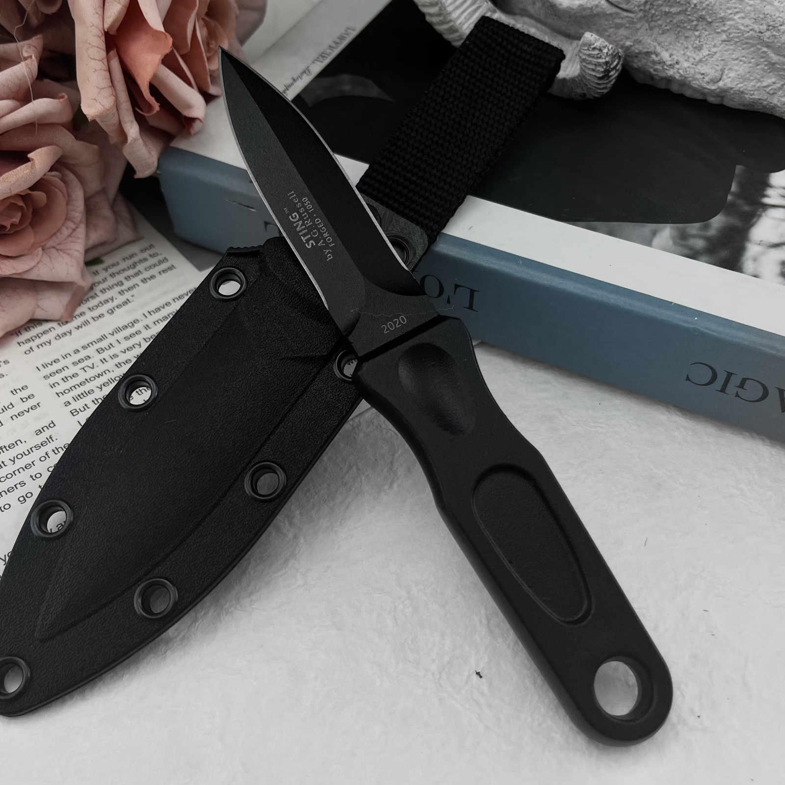 มีดใบตายอเนกประสงค์ เหล็ก 8Cr1 - Edc Carry Fixed Blade บทวิจารณ์และราคา