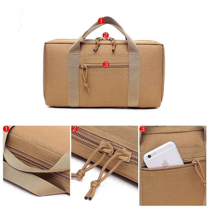 กระเป๋าใส่ปืนพกพาสำหรับกิจกรรม - Edc Pistol Carry Bag บทวิจารณ์และราคา