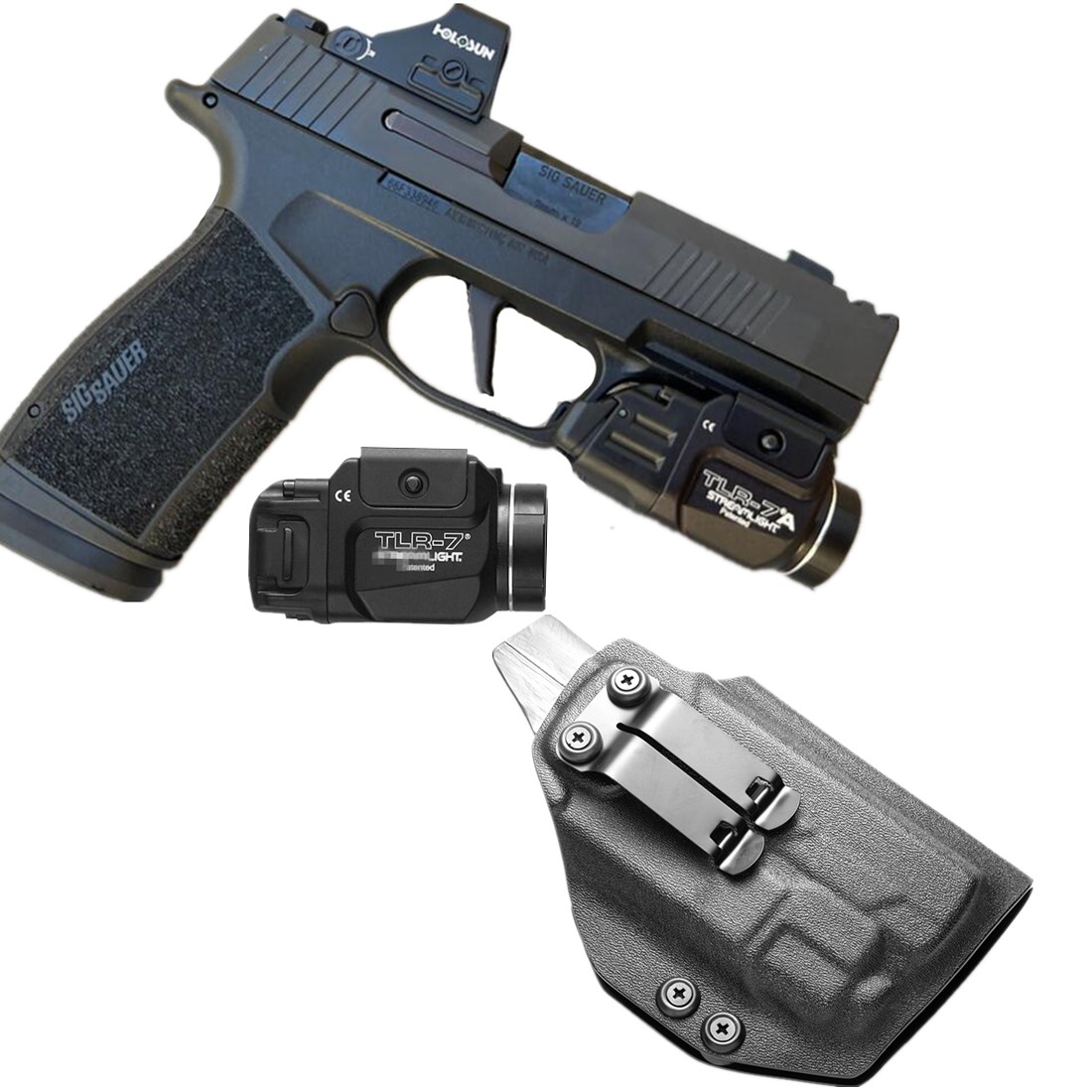 Kydex IWB สําหรับ Sig Sauer p3 - Edc Flex Carry Belt บทวิจารณ์และราคา